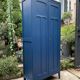 Armoire parisienne bleue panneautée 1940
