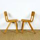 2 school chairs from the 1960s