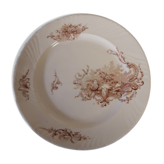 2 assiettes en faïence de Lunéville