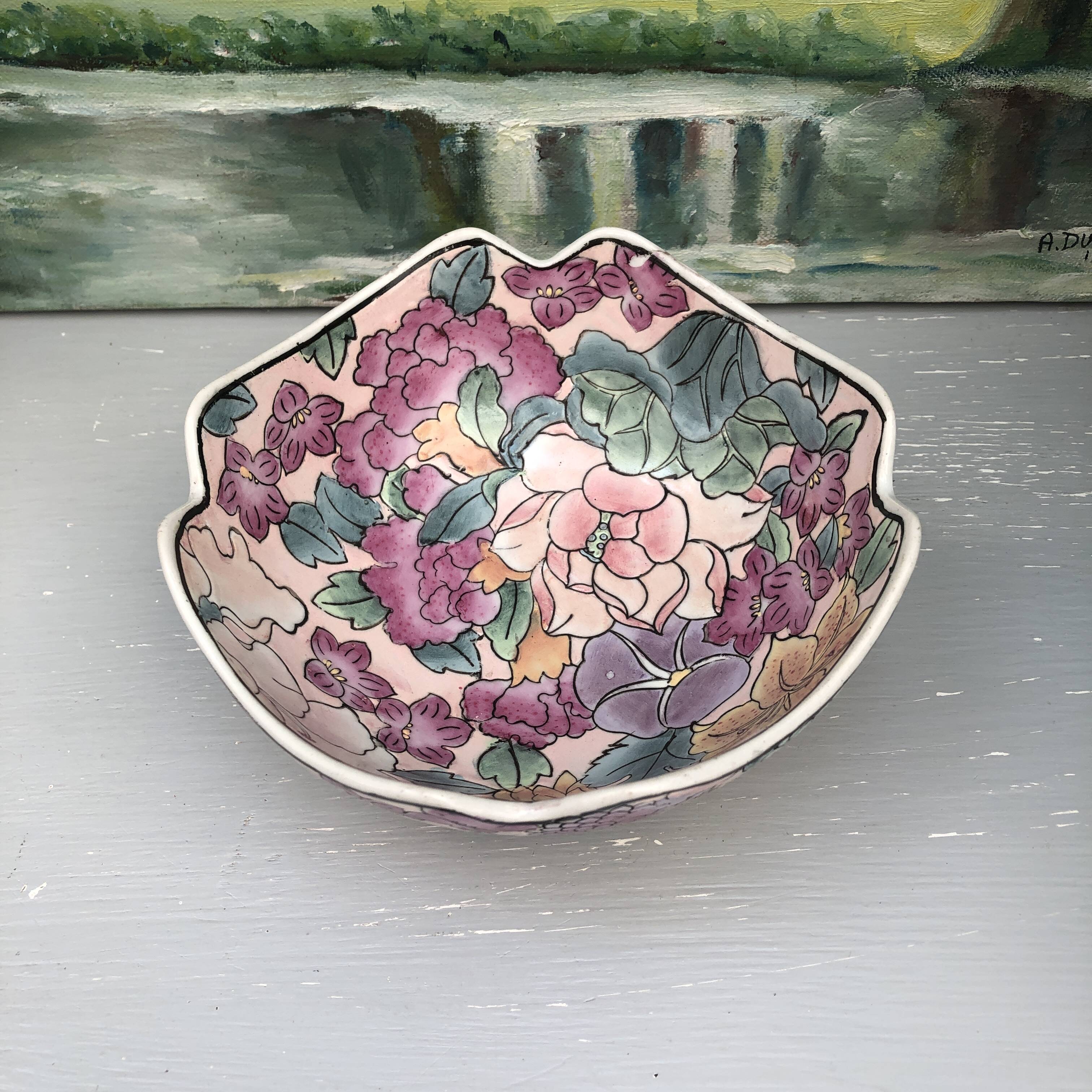 vintage Asian porcelain bowl