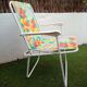 Vintage folding camping chair from the 80s