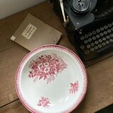 Plat creux fleuri