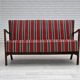1960s, Danish 2-seater sofa by Fritz Hansen, furniture wool.