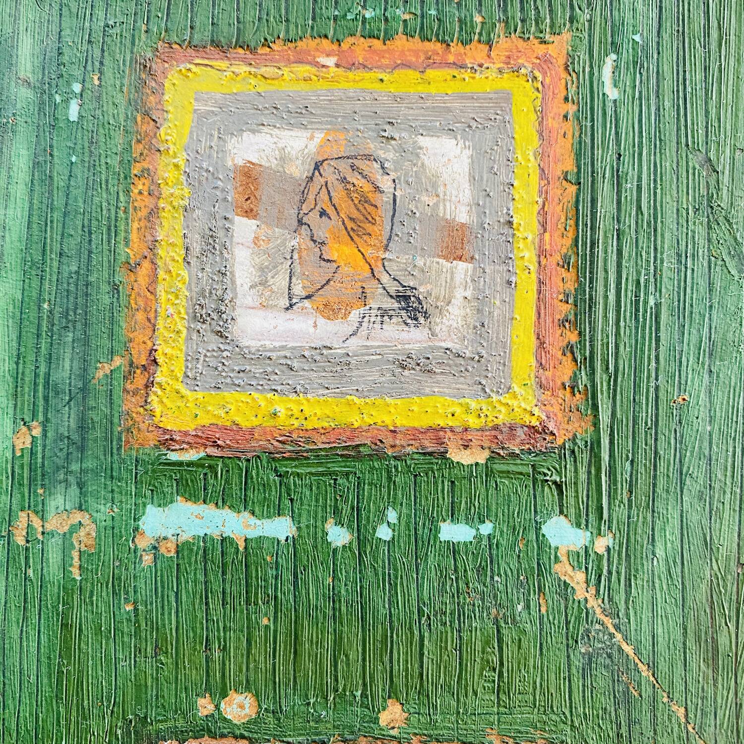 40's painting "The piano"