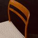 Set of 6 Norwegian Teak Dining Chairs by Alf Aarseth in teak.