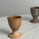 Set of 4 handmade ceramic egg cups
