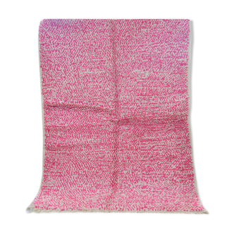 Pink berber carpet 154 x 100 cm