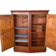 Antique Swiss wardrobe hand-painted – Alpine folk art – dated 1781