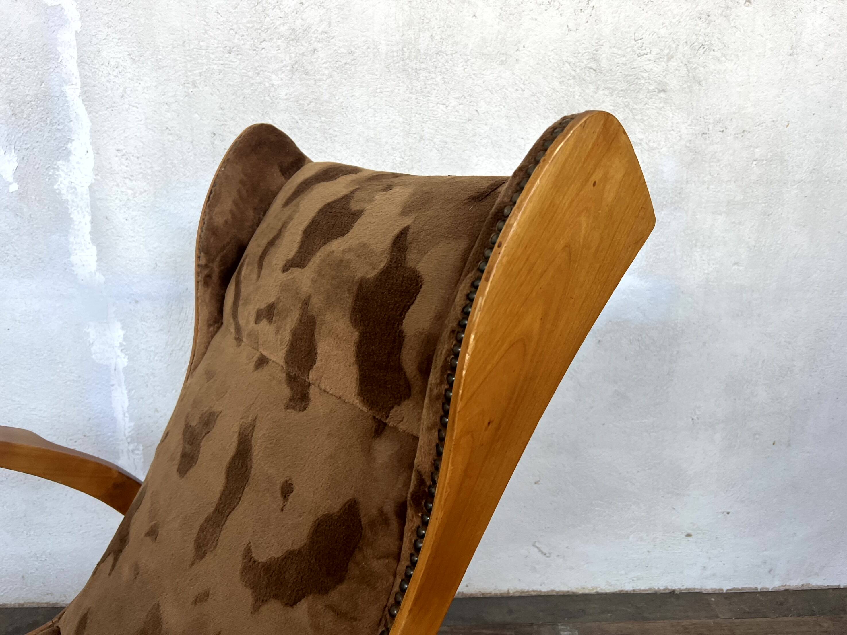 Rocking chair vintage scandinave 1950 1960
