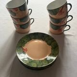 Capucine Porcelain Lafarge Service - Limoges