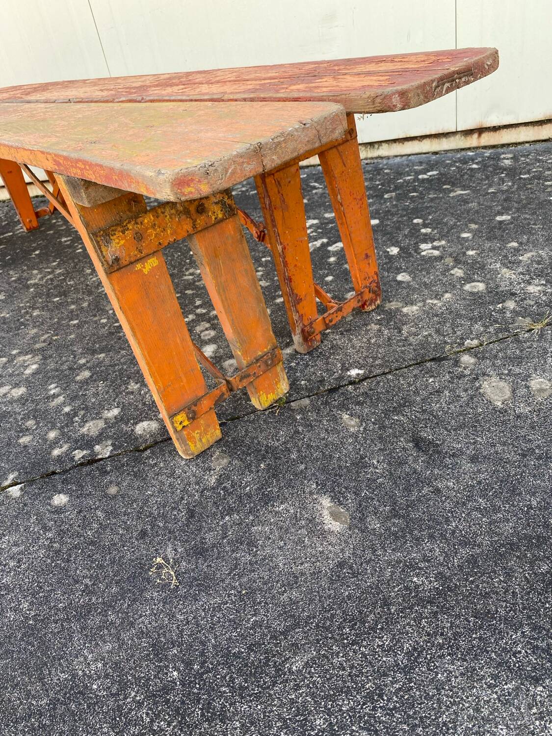Bancs pliants de brasserie