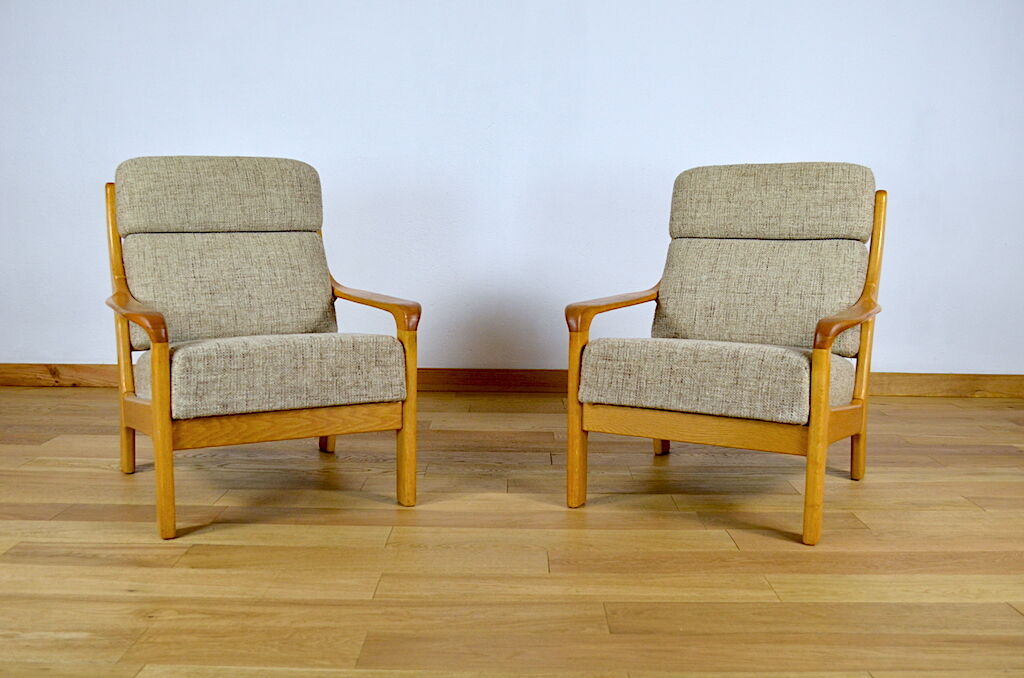 Pair of scandinavian armchairs 1960