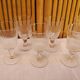 Baccarat - 6 old cut crystal port glasses