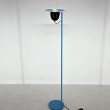1970's vetri murano glass & metal floor lamp, italy
