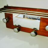 Locker room door-Hat hangers