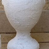 Trio de vases blancs