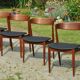 Chaises danoises Henri Walter Klein éditées par Bramin