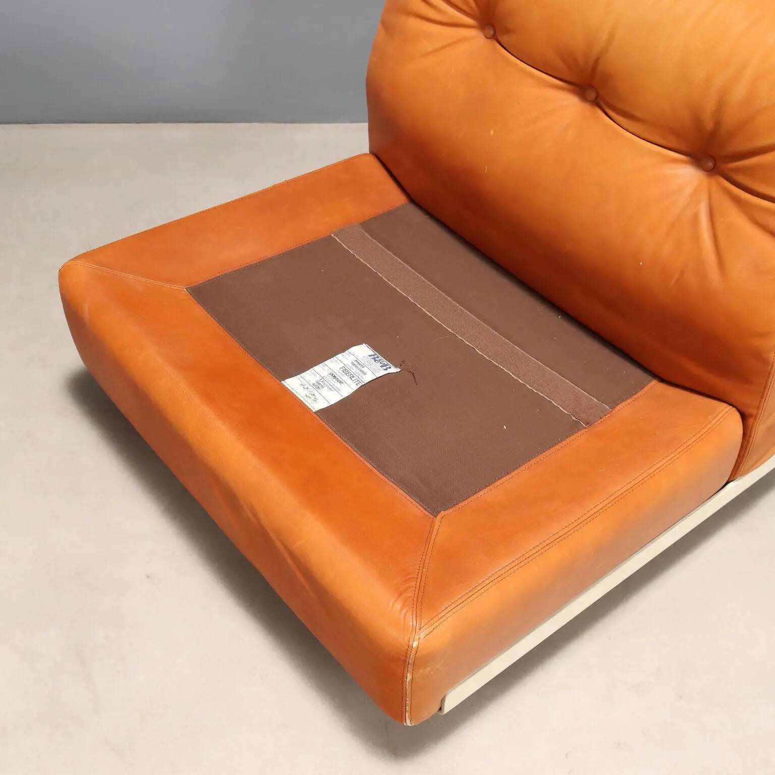Fauteuils Amanta B&B vintage design Mario Bellini Italie années 1970