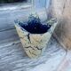 Vintage 1960s ceramic vase, Fat Lava, Clamecy