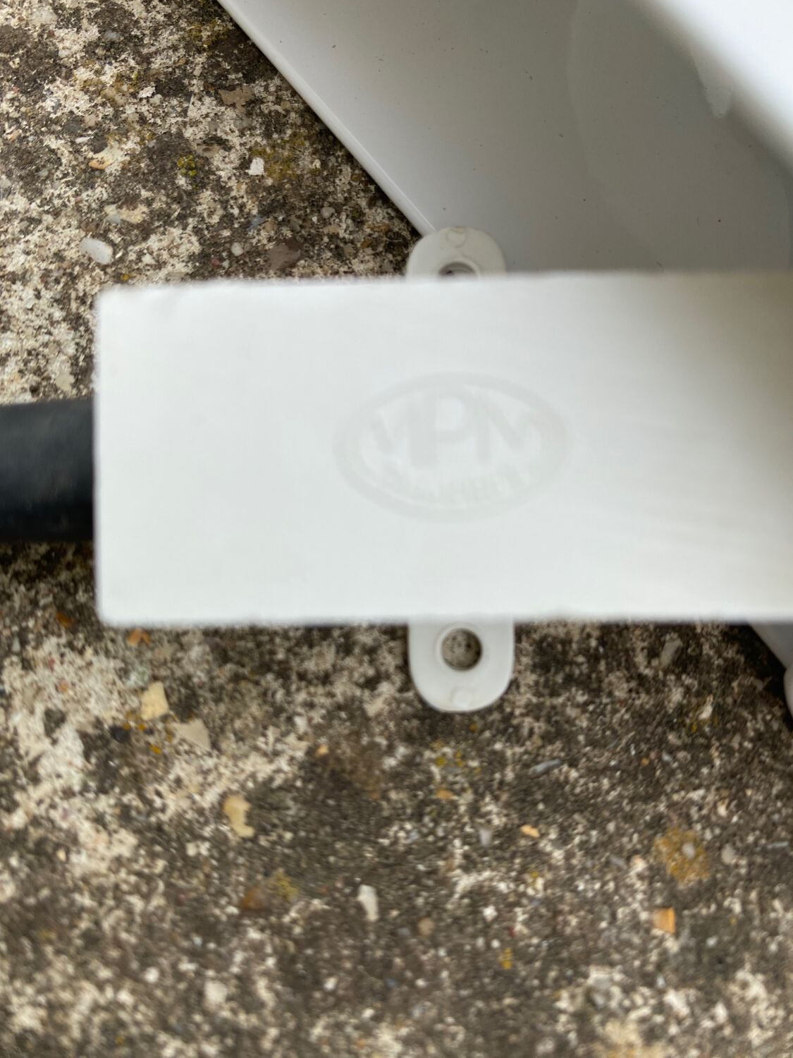 Pair of white and opaline metal wall lights