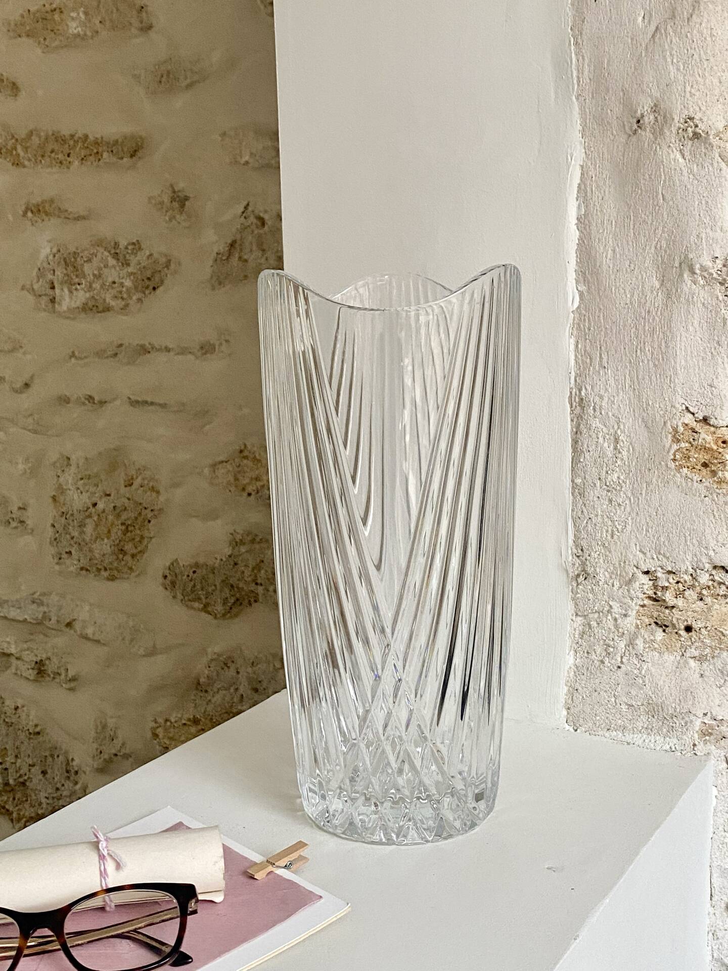Crystal vase from Arques