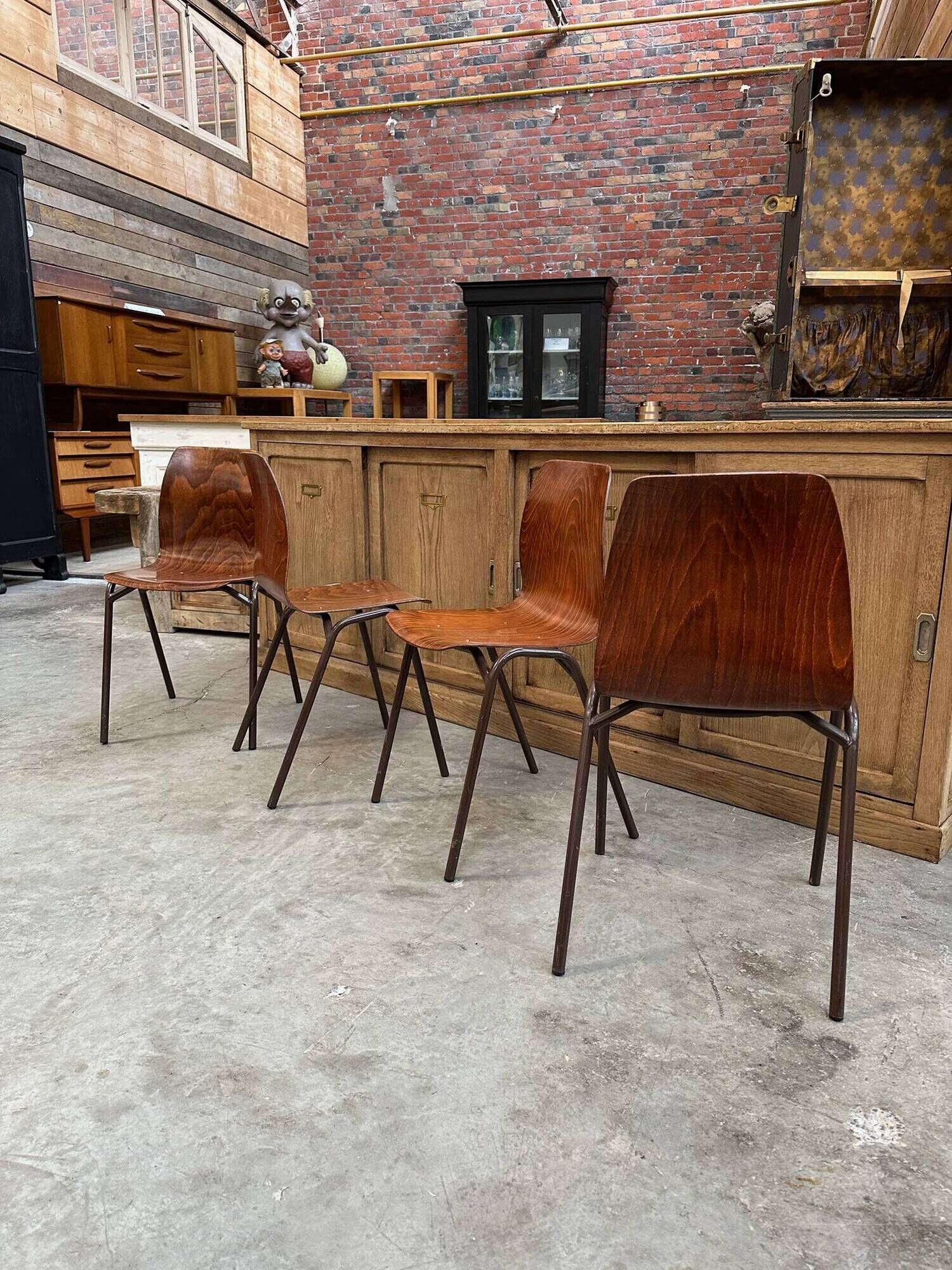 Set of 4 Pagwood Chairs by Pagholz Flötotto