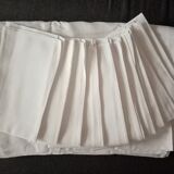 Old damase tablecloth and its 10 towels 230 x 160 cm