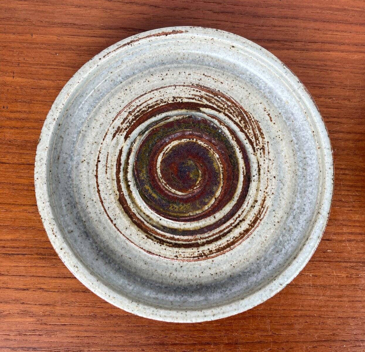 Mid-Century Modern Danish Studio Pottery Bowls by Tue Poulsen for Tue Keramik, 1960s, Set of 2