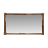 Large 20th century rectangle gilded Deknudt mirror in Baroque style, Belgiu