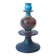 Vintage Vallauris candle holder signed Ferraro in glazed ceramic.