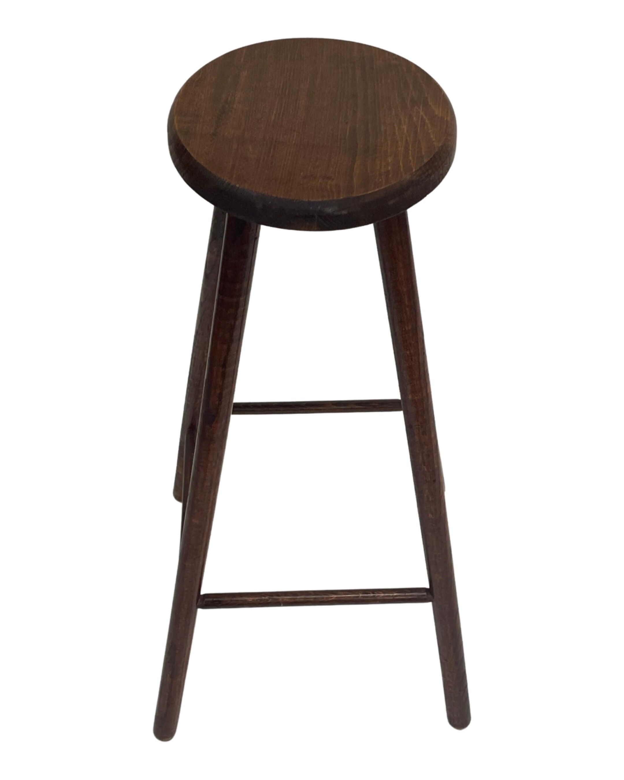 Vintage barstool, wood, 60s