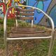 4 armchairs gondola café parisien bistrot vintage terrace 1980s