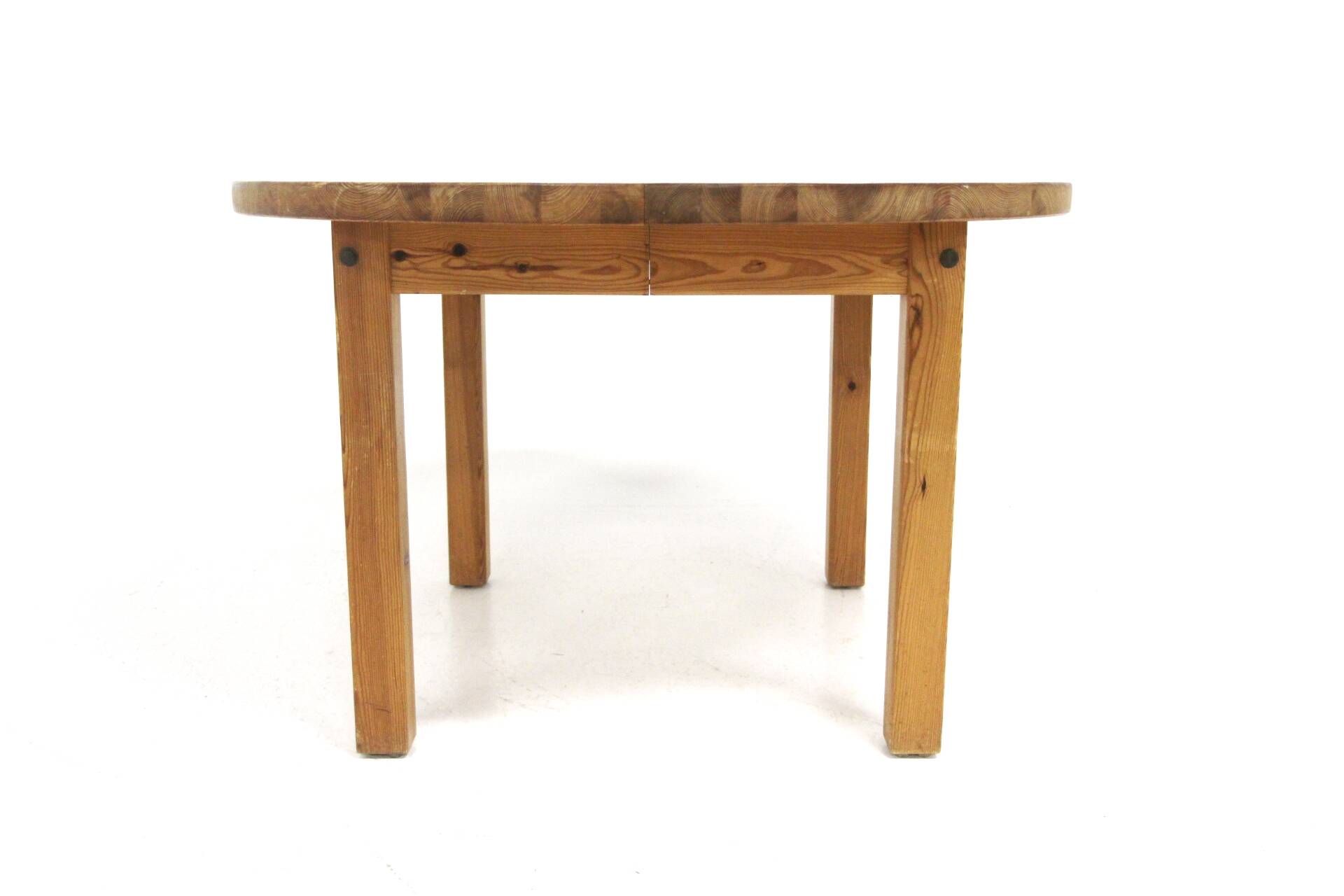 Table de salle à manger scandinave en pin, Suède, 1970