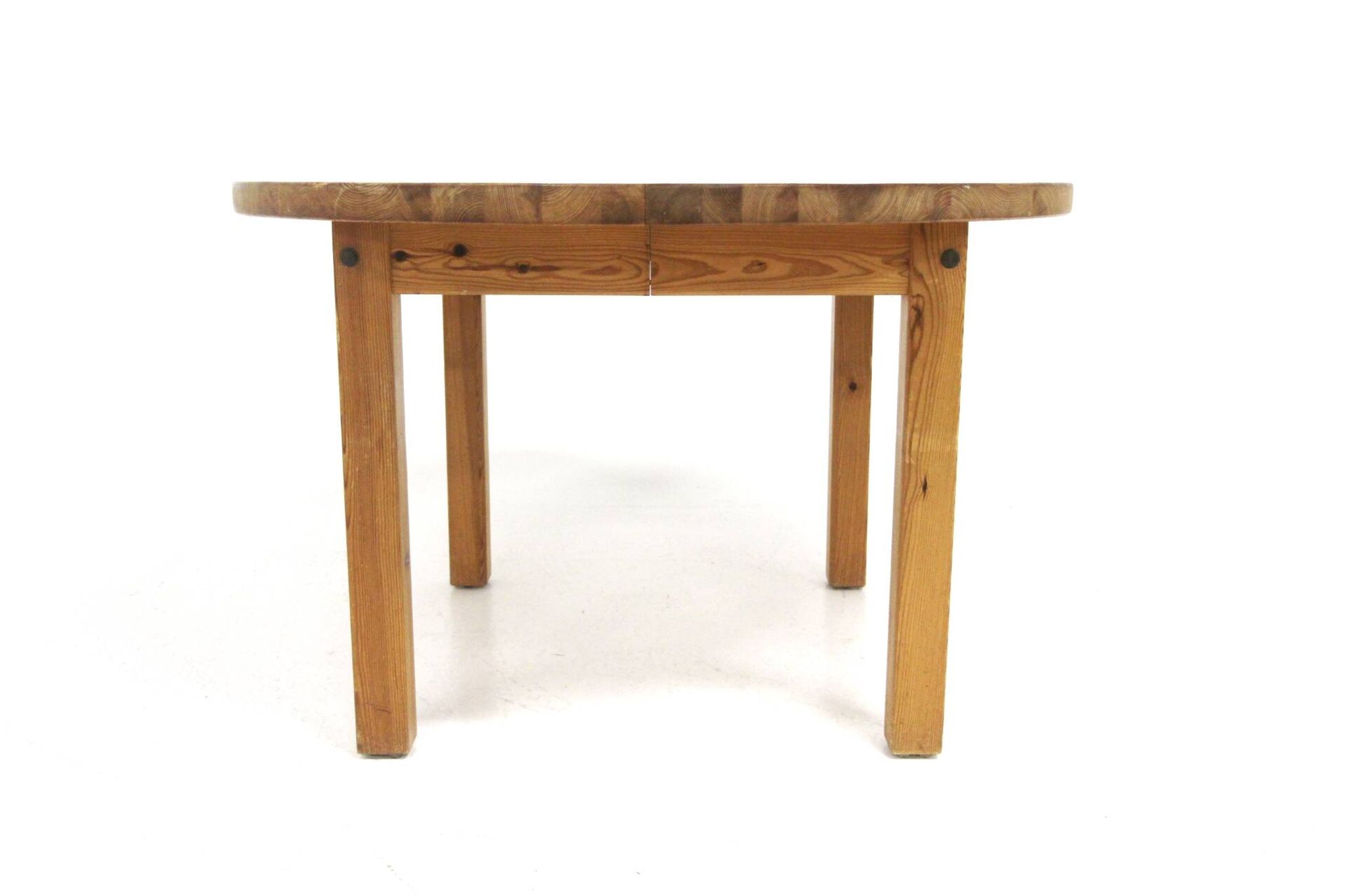 Table de salle à manger scandinave en pin, Suède, 1970