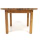 Table de salle à manger scandinave en pin, Suède, 1970