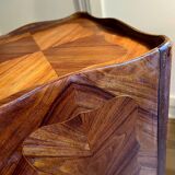Inlaid bedside table