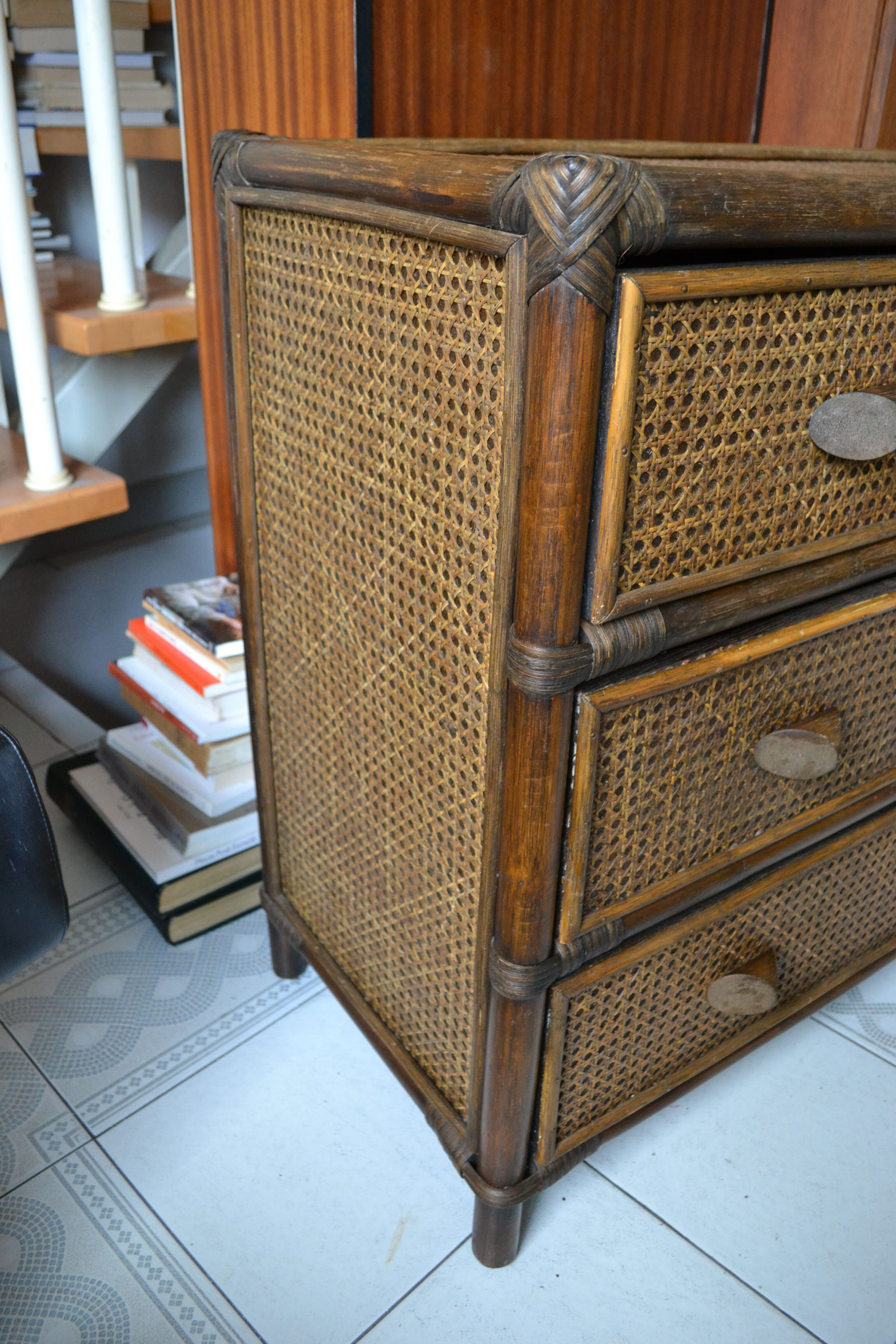 Vintage bamboo and rattan