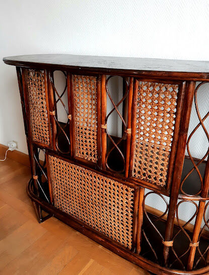 Rattan bar and canning 1960