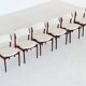 Erik Buch OD 49 set of ten dining chairs rosewood O.D. Mobler Denmark 1960