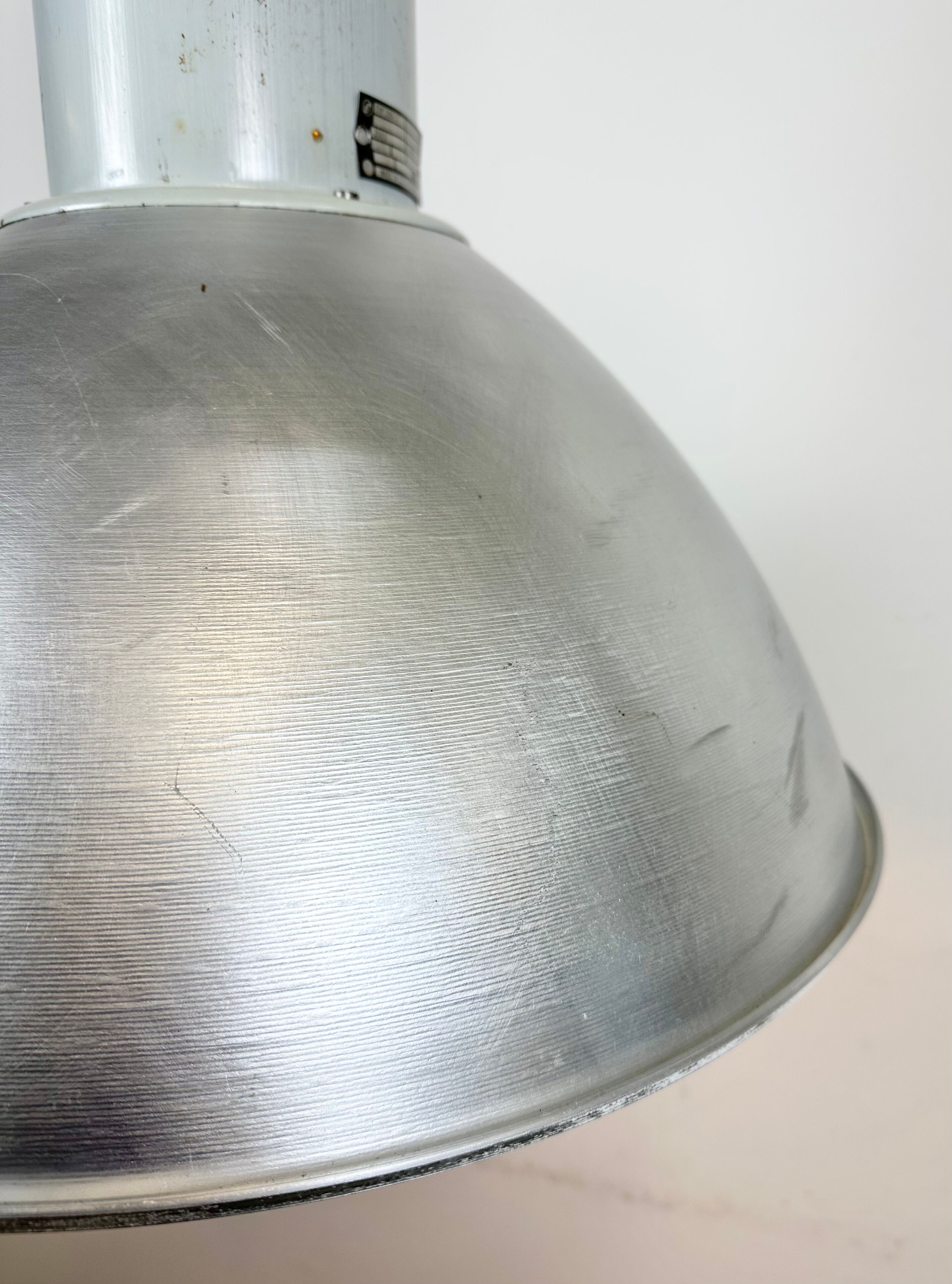 Industrial aluminium pendant light from Elektrosvit, 1960s