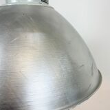 Industrial aluminium pendant light from Elektrosvit, 1960s