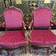 Paire de fauteuils de style Louis XV 19e