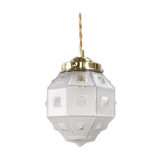 Suspension globe à facettes