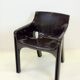 "Gaudì" Armchair Chocolate – Magistretti for Artemide, Italy, 1970