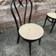 4 chaises bistrot style Thonet en bois courbé noirci