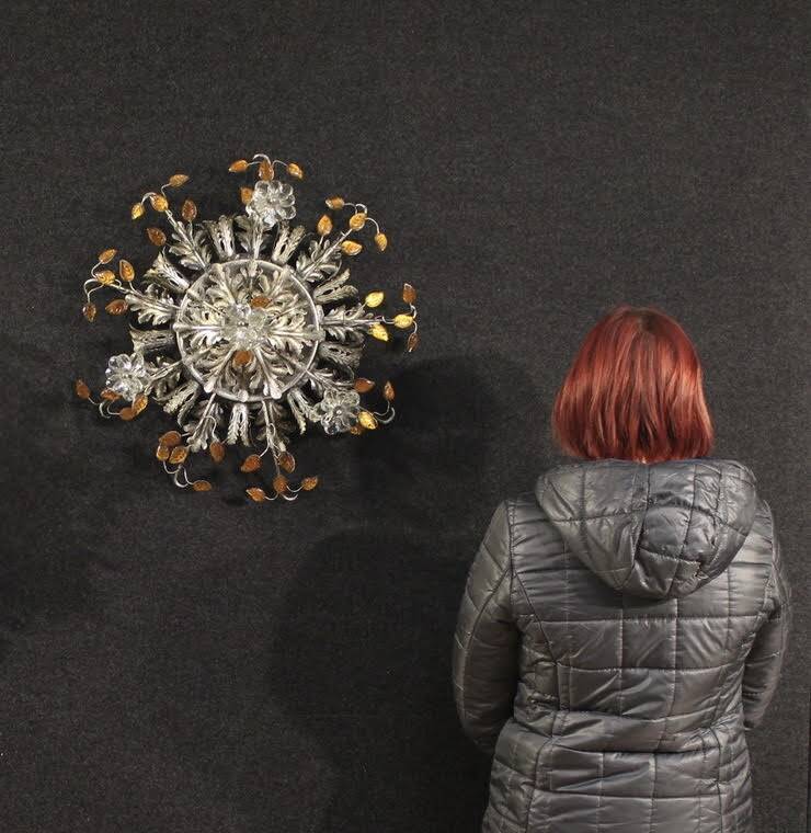 Florentine ceiling light from the 1970s, Banci Firenze