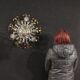 Florentine ceiling light from the 1970s, Banci Firenze