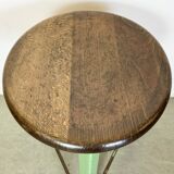Tabouret d'Atelier Industriel Vert, 1960s
