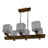 Mid-century chandelier by instala decin, 1970s