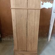 Renovated oak bedside table